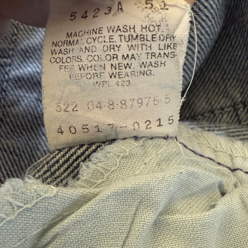 Levi’s 317 Relaxed Jeans 34×30 – Orange Tab Made in USA Vintage - Picture 16 of 16
